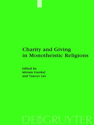 cover image of Charity and Giving in Monotheistic Religions